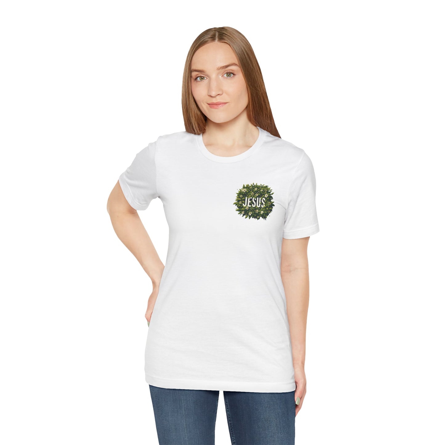 Jesus Leafy Tee Shirt-Unisex