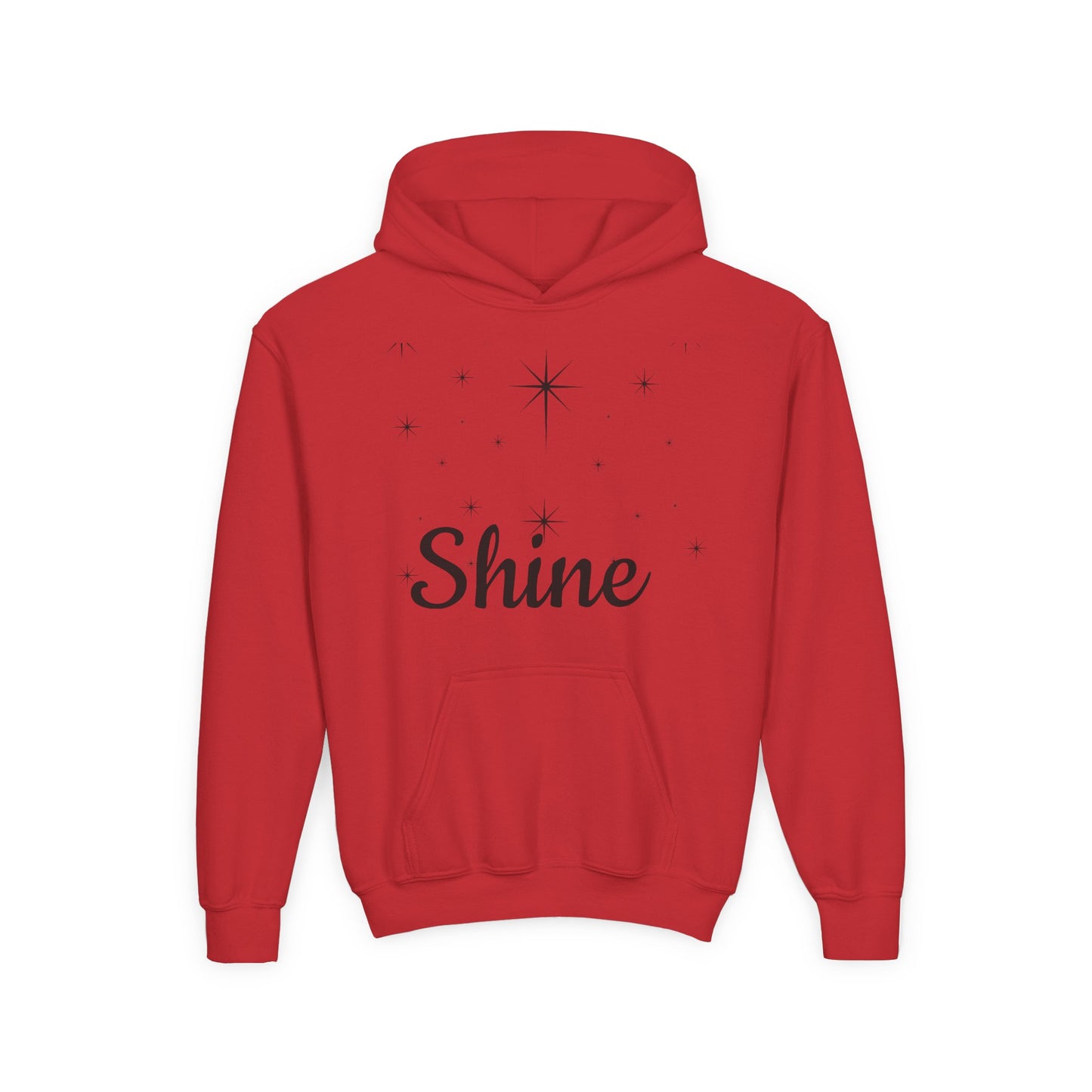 Sudadera con capucha de mezcla pesada para jóvenes Born to shine