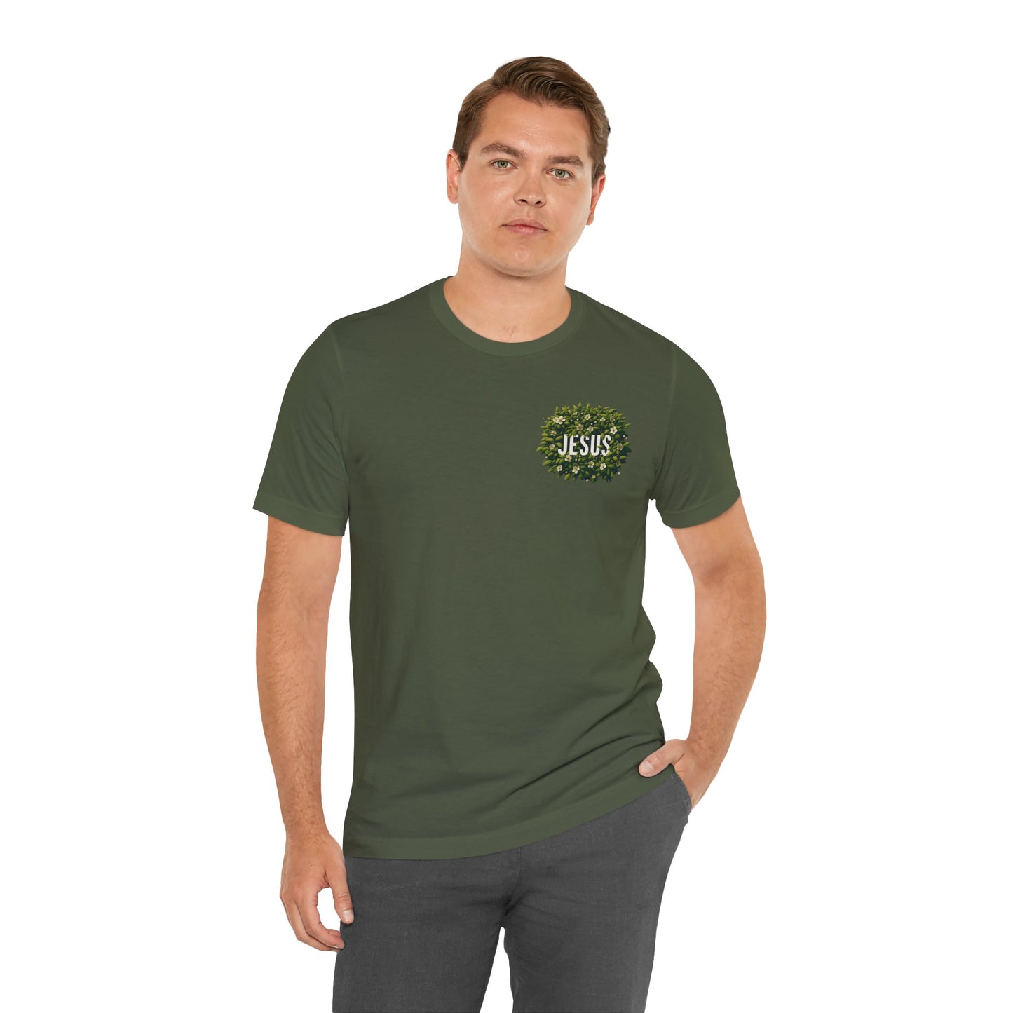 Jesus Leafy Tee Shirt-Unisex