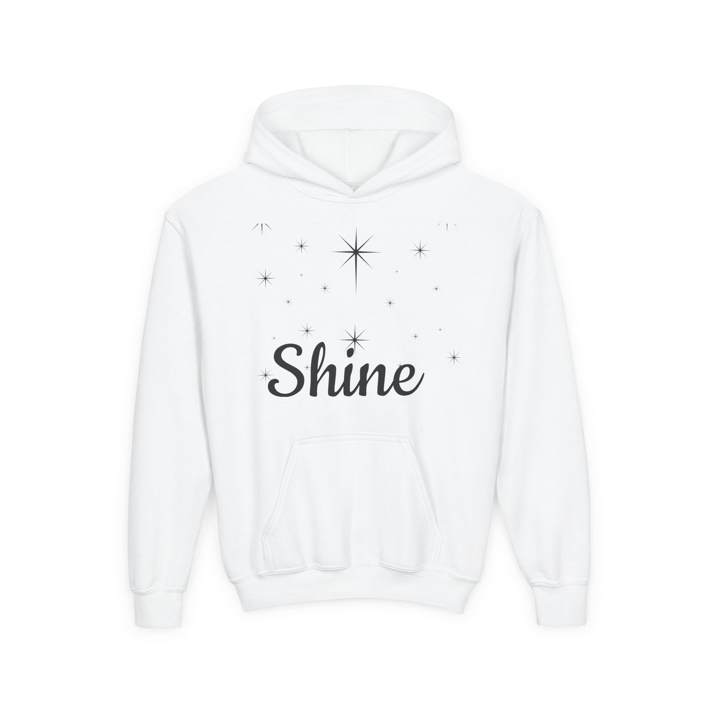 Sudadera con capucha de mezcla pesada para jóvenes Born to shine