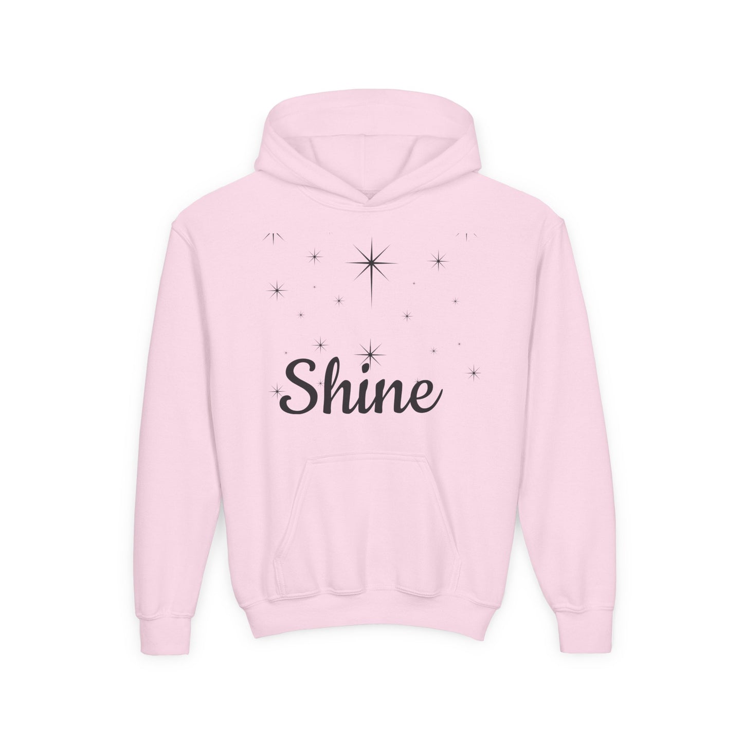 Sudadera con capucha de mezcla pesada para jóvenes Born to shine
