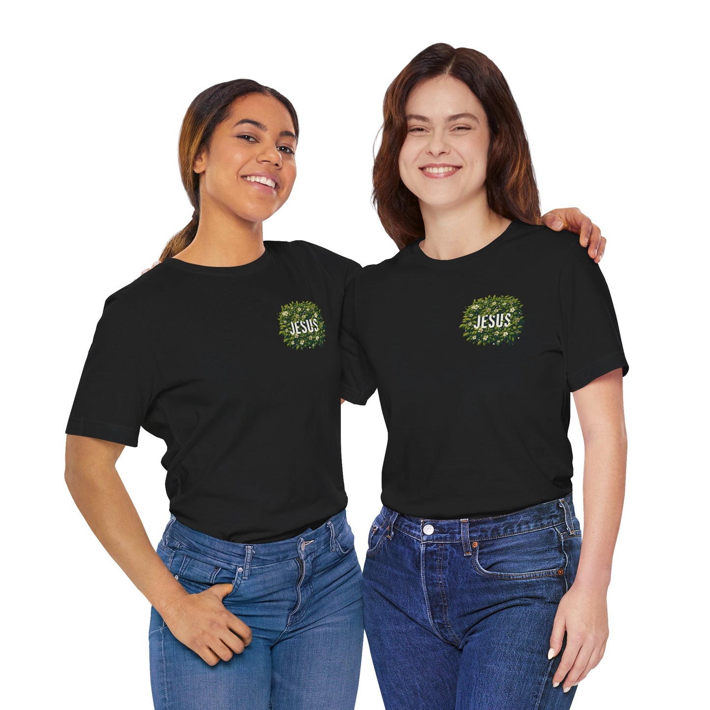 Jesus Leafy Tee Shirt-Unisex