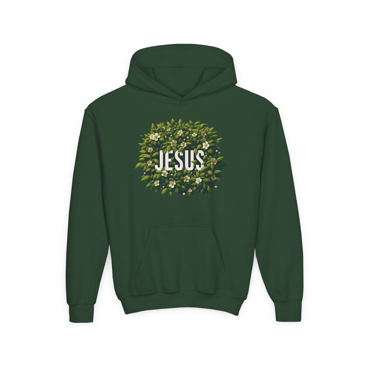 Jesus Leafy Hoodie-Children