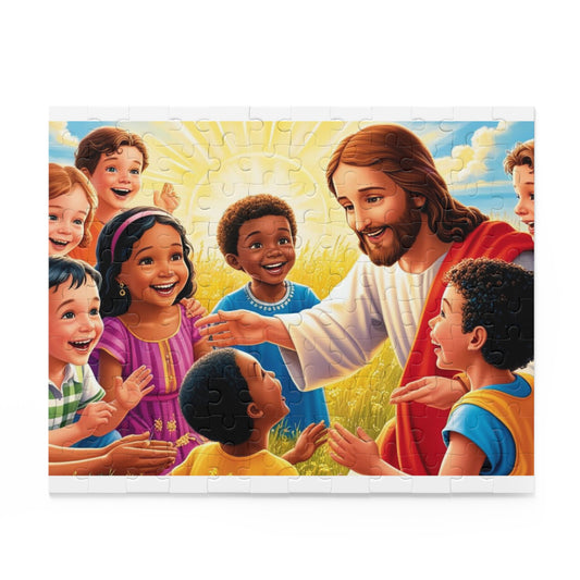 Jesus and little children Jigsaw Puzzle
