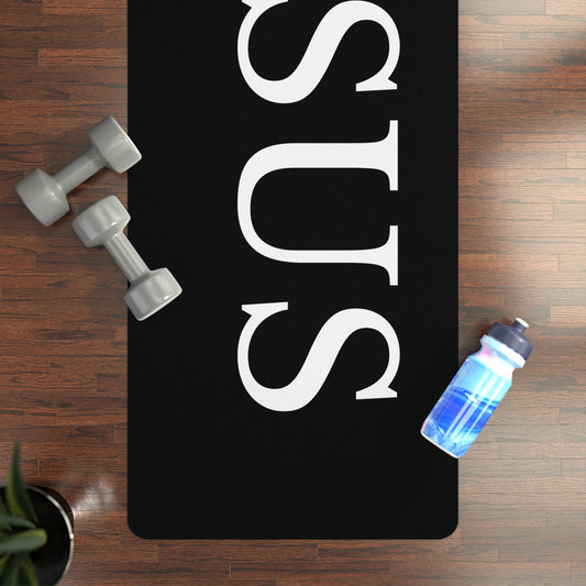 'Jesus' Exercise Workout Mat-Black