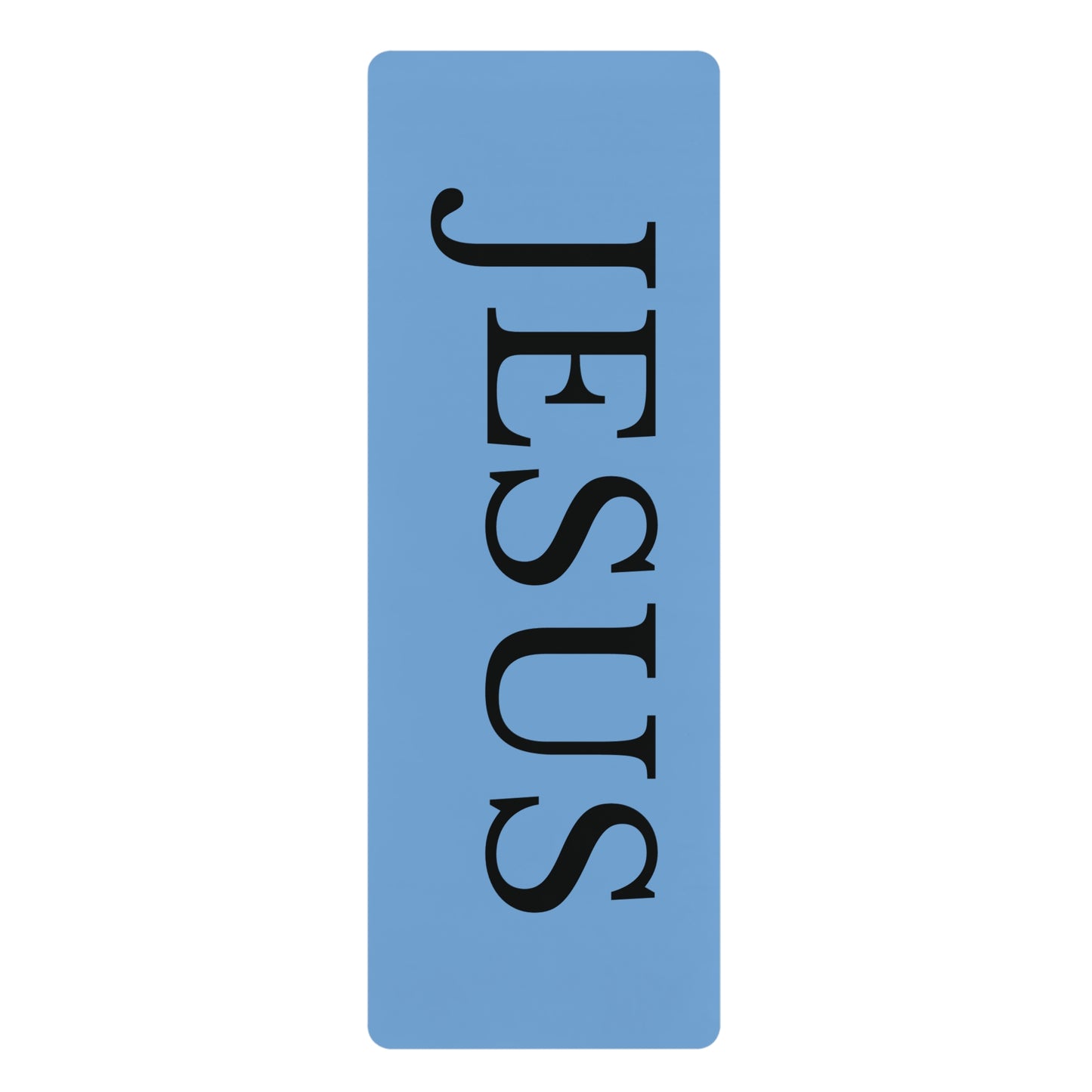 'Jesus' Exercise Workout Mat-Light Blue