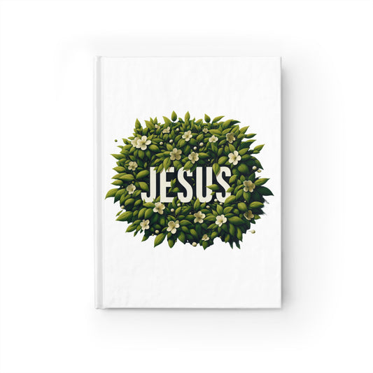 Leafy 'Jesus' Ruled Line Journal Notebook