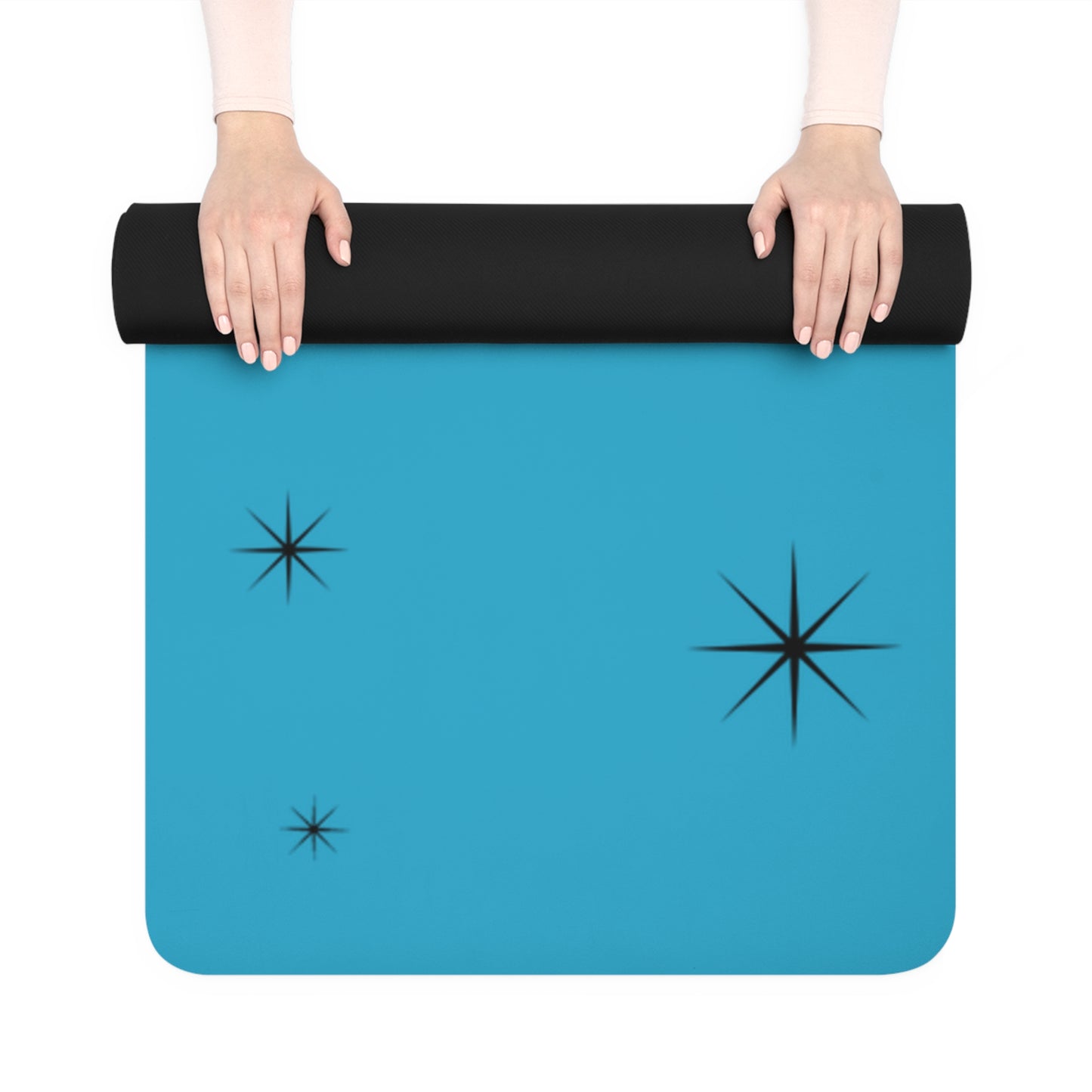 Sparkles Exercise Workout Mat -Blue
