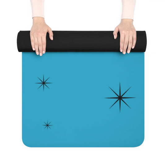 Sparkles Exercise Workout Mat -Blue